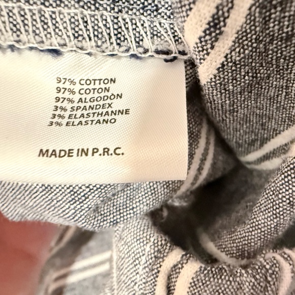 J Galt Women’s Blue Striped Chinos - Picture 4 of 8